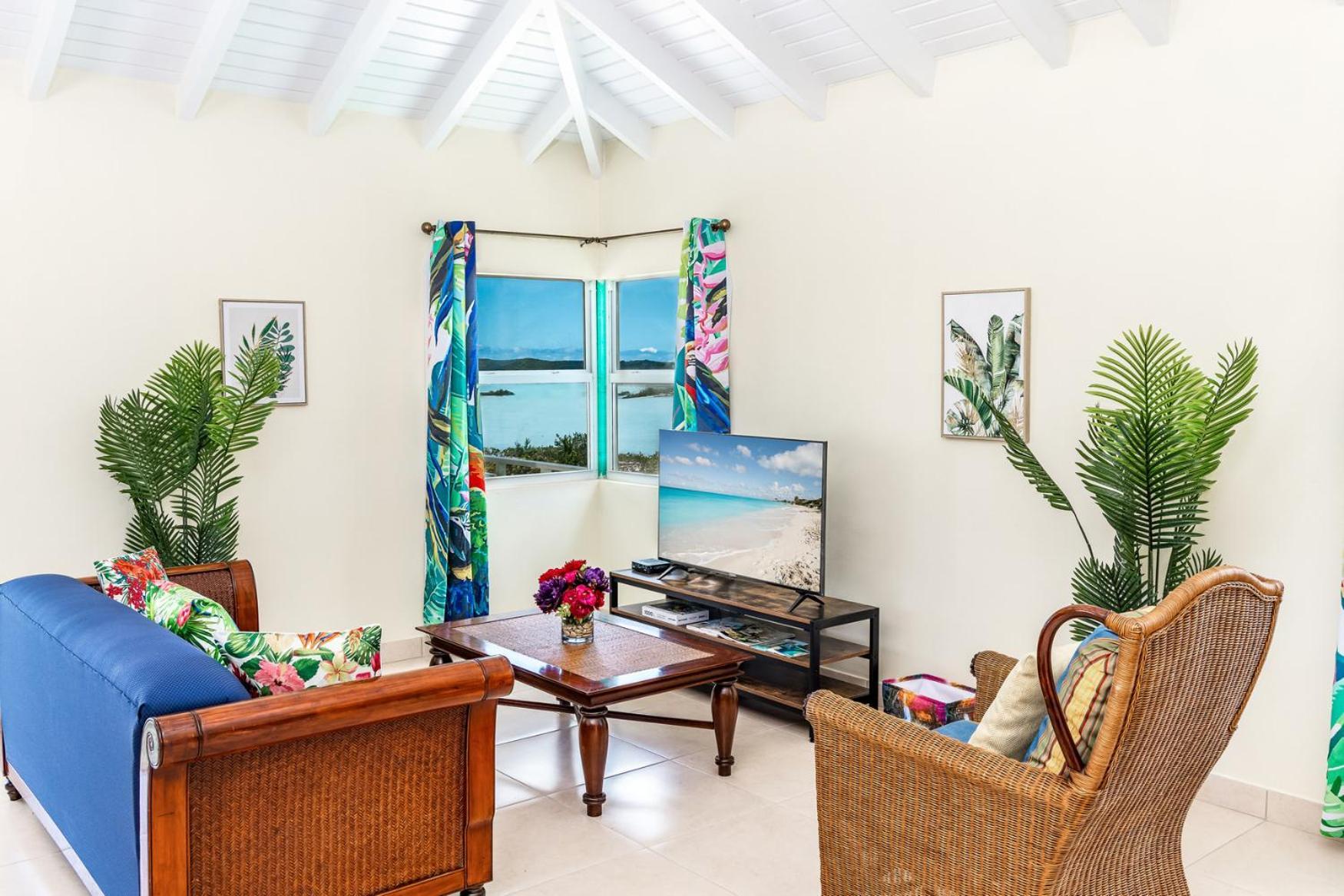 Homestay Chalk Sound Jungle Oasis Good Wifi Walk To Taylor Bay Beach