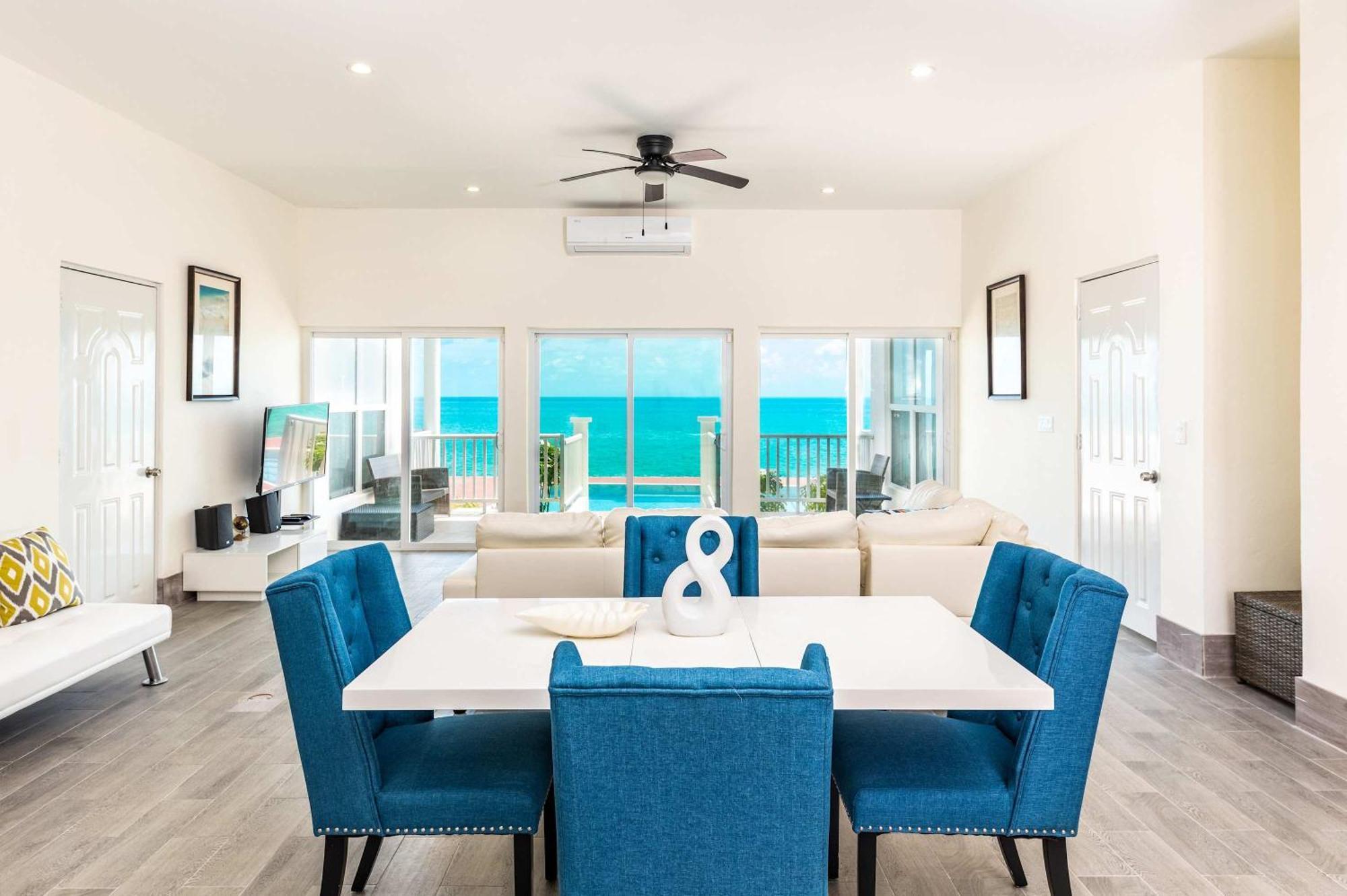 Apartment Oceanview Terrace Pool Access & Steps Providenciales
